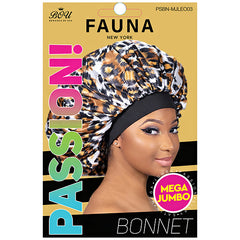 Bou Fauna New York Passion Silky Satin Bonnet Mega Jumbo
