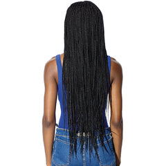 Sensationnel Ruwa Synthetic Hair 4x4 Lace Parting Swiss Lace Wig - BOX BRAID 36
