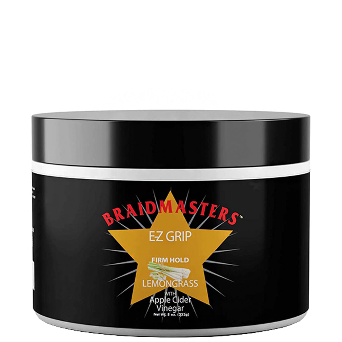 Braid Masters E-Z Grip Braid and Loc Gel 8oz - Firm Hold Lemongrass