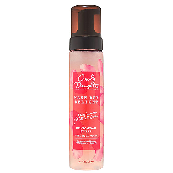 Carol's Daughter Wash Day Delight Hair Gel to Foam Styler with Rose Water 8.5oz