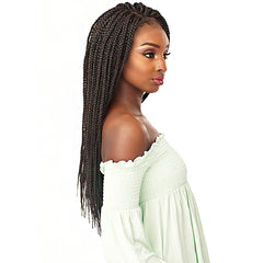Sensationnel Cloud 9 Synthetic Hair 4x4 Multi Parting Swiss Lace Wig - BOX BRAID LARGE