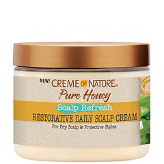 Creme of Nature Pure Honey Scalp Refresh Restorative Daily Scalp Cream 4.76oz