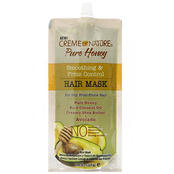 Creme Of Nature Pure Honey Smoothing & Frizz Control Hair Mask 3.8oz - Avacado