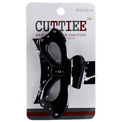Cuttiee #1314 Claw Hair Clip with Stone