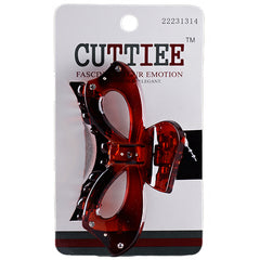 Cuttiee #1314 Claw Hair Clip with Stone
