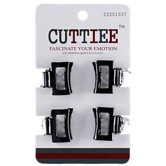 Cuttiee #1337 Claw Hair Clip 4pcs