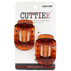 Cuttiee #1367 Ponytail Clip Top Small 2pcs
