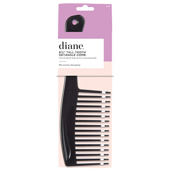 Diane #D145 8 3\/4\" Tall Tooth Detangle Comb