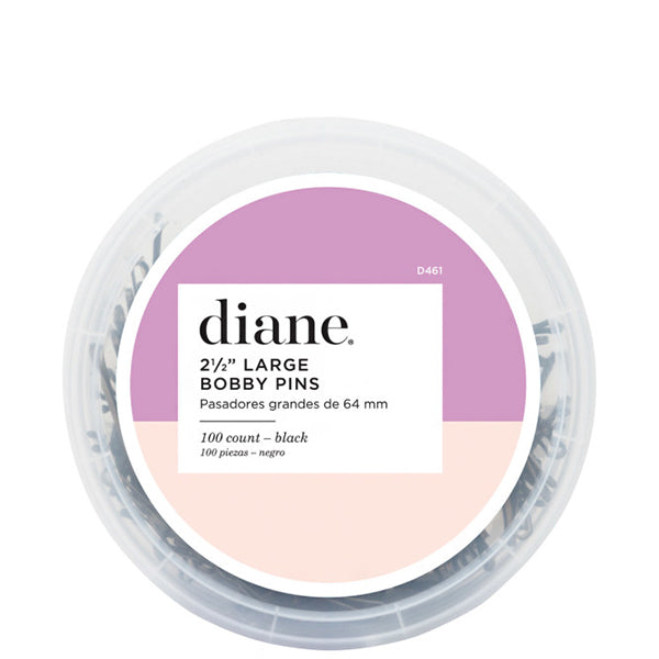 Diane #D461 2 1\/2\" Large Bobby Pins 100 Black