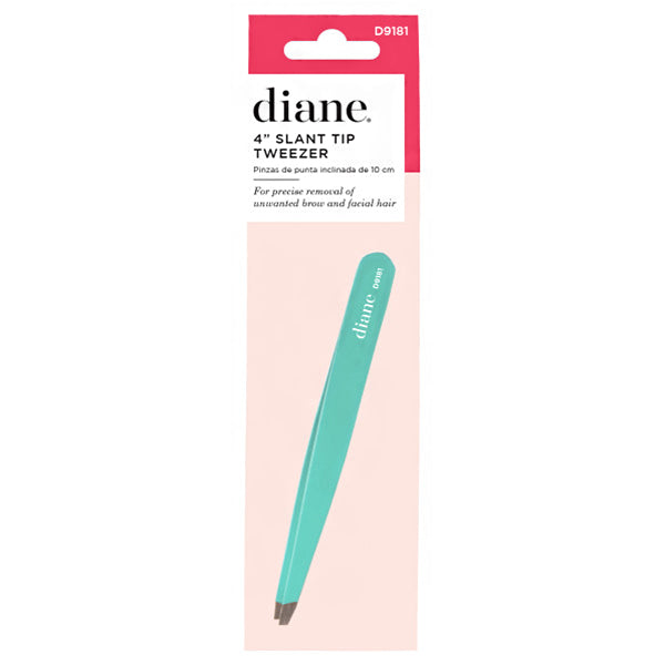 Diane #D9181 4\" Slanted Tip Tweezer Assort Color