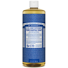 Dr. Bronner's Peppermint Pure-Castile Liquid Soap 32oz