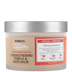 Dr. Miracles Strong + Healthy Biotin & Black Caster Strengthening Temple & Nape Balm 6oz