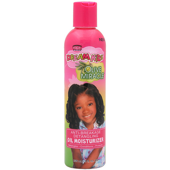 African Pride Dream Kids Olive Miracle Anti-Breakage Detangling Oil Moisturizer 8oz