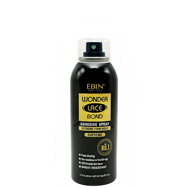 Ebin New York Wonder Lace Bond Adhesive Spray Extreme Firm Hold 2.7oz - Supreme