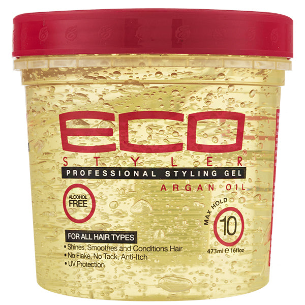 Eco Style Moroccan Argan Oil Styling Gel 236ml - Controllo Crespo E Lucentezza - Foto 7