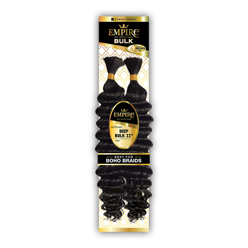 Sensationnel 100% Human Hair Braid - DEEP BULK 22