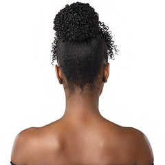 Sensationnel Synthetic Instant Bun with Bangs - FAIRY