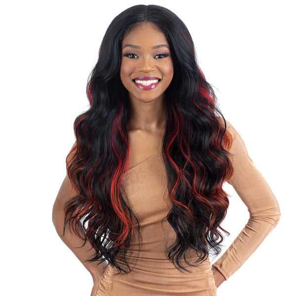 Shake N Go Legacy Human Hair Blend HD Lace Front Wig - FANTASIA 