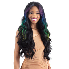 Shake N Go Legacy Human Hair Blend HD Lace Front Wig - FANTASIA