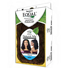 Freetress Equal Natural Me Synthetic Half Wig - DRAWSTRING FULLCAP - NATURAL PRESSED WAVES