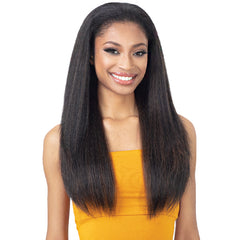 Freetress Equal Natural Me Synthetic Half Wig - DRAWSTRING FULLCAP - NATURAL PRESSED YAKY