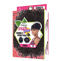 Freetress Equal Synthetic Ponytail Pony Pop Bang - COILY (2pcs)