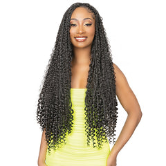 Janet Collection Human Hair Blend Braid - ENCORE LA VIE FRENCH DEEP BULK 18