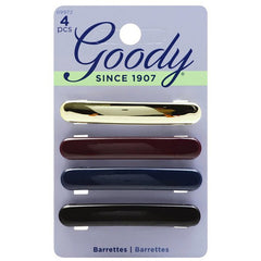 Goody #09972 Dark romance Small Barrettes 4 pcs