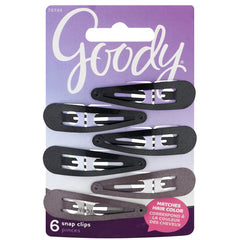 Goody #76746 Hair Snap Clips 6 pcs