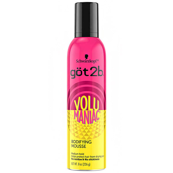 Got2b VoluManiac Bodifying Mousse for Dramatic Volume 8oz