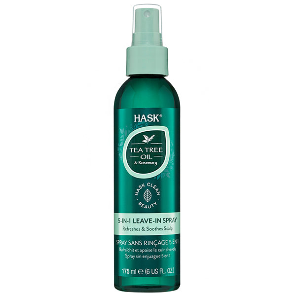 Hask Tea Tree Oil & Rosemary 5 in 1 Leave-In Spray 6oz
