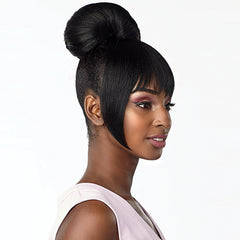 Sensationnel Synthetic Instant Bun with Bangs - HAYLIE
