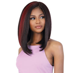 Motown Tress Glam Touch Human Hair Blend Glueless HD Lace Wig - HBL SELINA