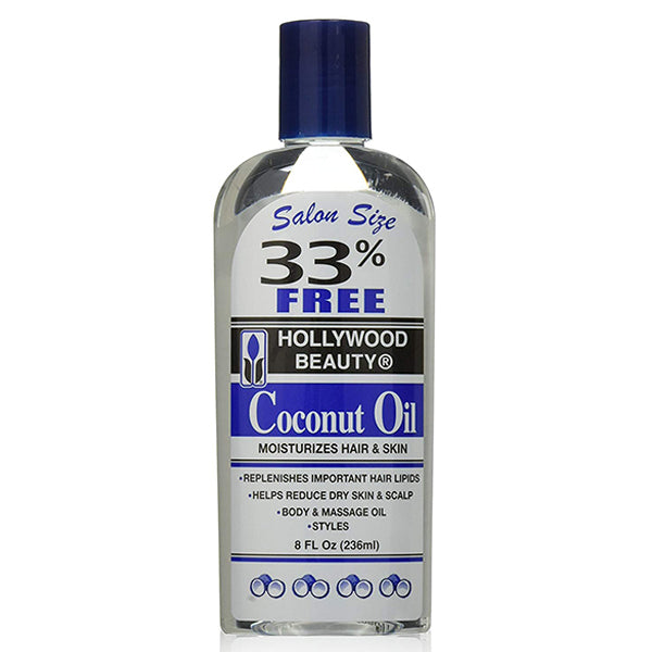 Hollywood Beauty Coconut Oil 8oz