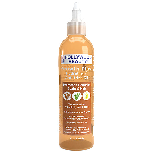 Hollywood Beauty Growth Plus Hydrating Anti-Frizz Oil 4oz