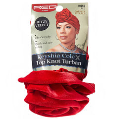 Red by Kiss HQXX Keyshia Cole X Ritzy Velvet Top Knot Turban