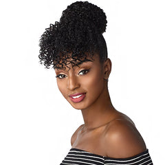 Sensationnel Synthetic Instant Bun with Bangs - FAIRY