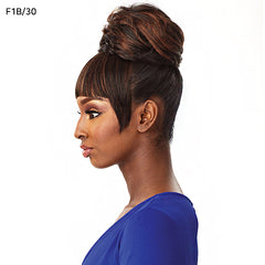 Sensationnel Synthetic Instant Bun with Bangs - ADA