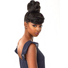 Sensationnel Synthetic Instant Bun with Bangs - BRIA