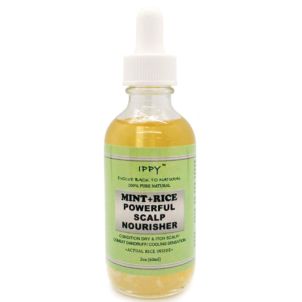 IPPY 100% Pure Natural Mint + Rice Powerful Scalp Nourisher 2oz