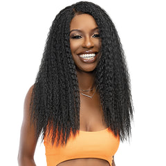 Janet Collection Synthetic Melt 13x6 HD Lace Frontal Wig - KINKY 22