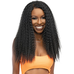 Janet Collection Synthetic Melt 13x6 HD Lace Frontal Wig - KINKY 22
