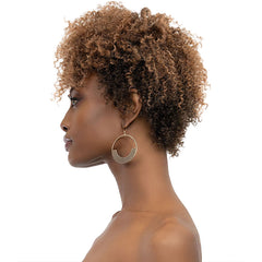 Janet Collection Natural Curly Synthetic Hair Wig - NATURAL AFRO MICA