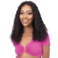 Janet Collection Luscious Wet & Wavy 100% Natural Virgin Remy Indian Hair Lace Wig - S\/FRENCH