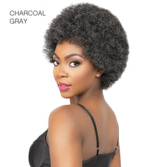 Janet Collection Natural Curly Synthetic Hair Wig - AFRO CADY
