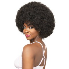 Janet Collection Natural Curly Synthetic Hair Wig - AFRO DEON