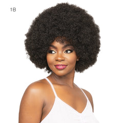 Janet Collection Natural Curly Synthetic Hair Wig - AFRO DEON