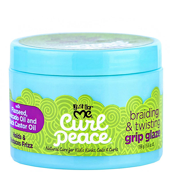 Just for Me Curl Peace Braiding & Twisting Grip Glaze 5.5oz