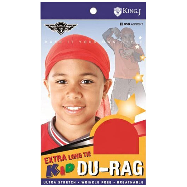 King J Extra Long Tie Kid Du-Rag