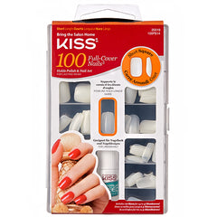 Kiss 100PS14 100 Full Cover Nails Short Length Short Square